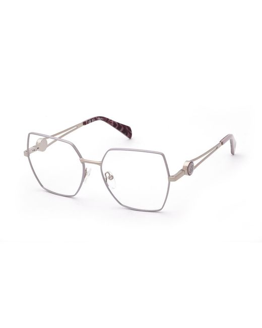 Blumarine Black Vbm253 0H60 Optical Frames Metal Geometric