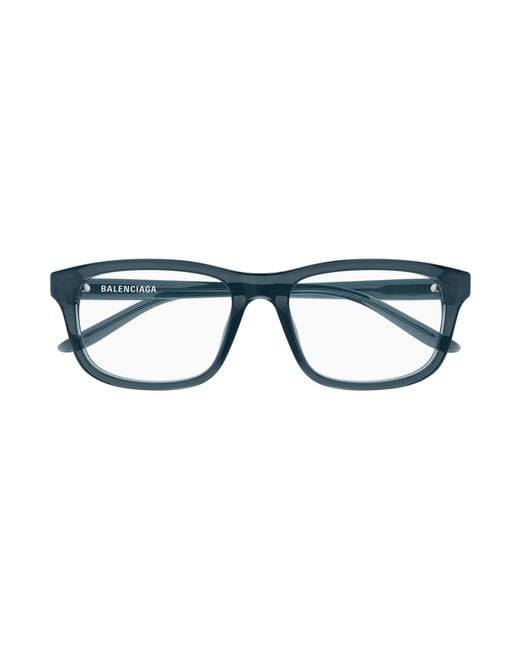 Balenciaga Black Bb0442Oa 007 Optical Frames Acetate Transparent Squared