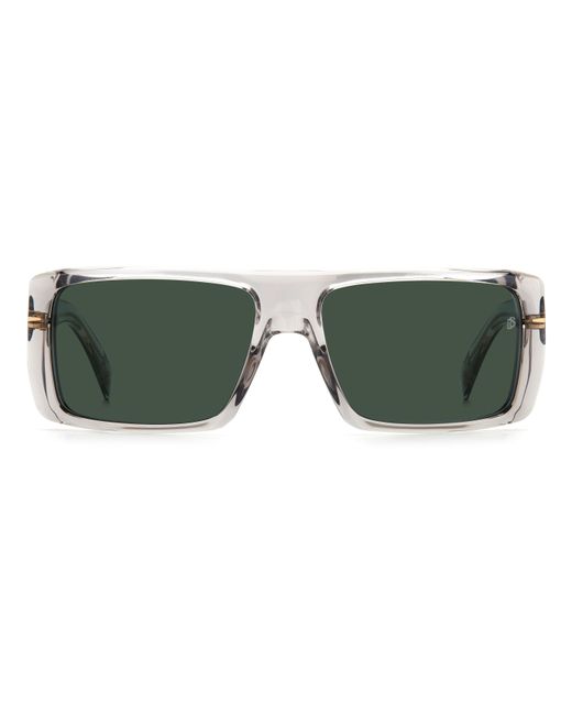 David Beckham Black Db 7063/S Kb7/Qt Sunglasses Acetate Squared Normal for men