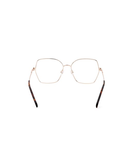 Emilio Pucci Black Ep5213 005 Optical Frames Metal Geometric Normal