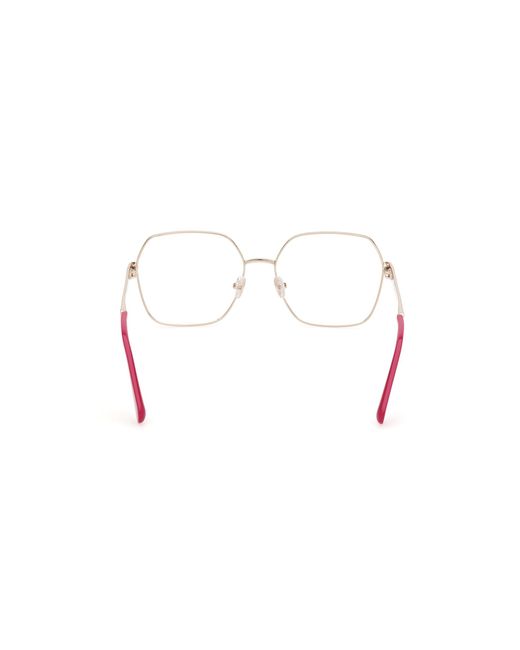 MAX&Co. Black Mo5139 075 Optical Frames Metal Squared Normal