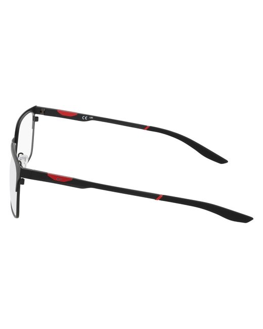 Nike Black 8142 001 Optical Frames Metal Squared Normal for men