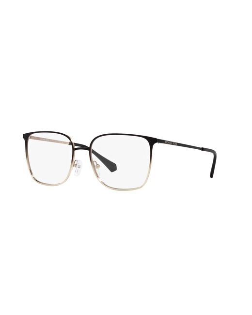 Michael Kors Black Mk3068 Portland 1001 Optical Frames Metal Transparent Squared Normal