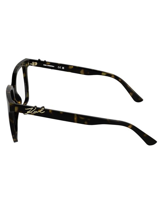 Karl Lagerfeld Black Kl6233 242 Optical Frames Bio-Injected Squared Normal