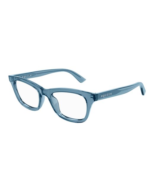 McQueen Black Am0515O 010 Optical Frames Acetate Transparent Cat Eye