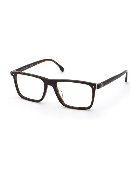Lozza Black Vl4376 Pescara 1 722 Optical Frames Acetate Squared for men