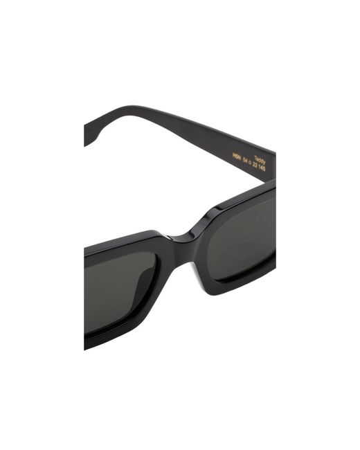 Retrosuperfuture Black H5N Teddy Nero Sunglasses Squared Normal