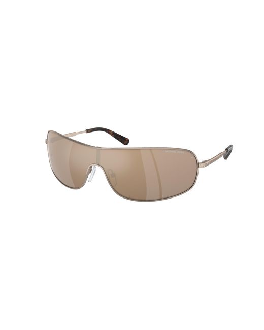 Michael Kors Black Mk1139 Aix 12137P Sunglasses Metal Squared Normal Mirror