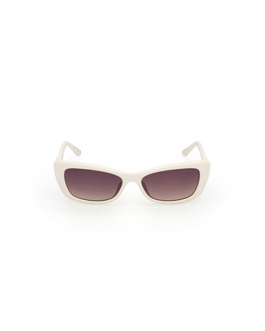Guess Black Gu00156-H 21B Sunglasses Injected Smoke Squared Normal