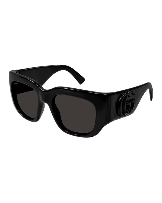 Gucci Black Gg1545S 001 Sunglasses Injected Squared