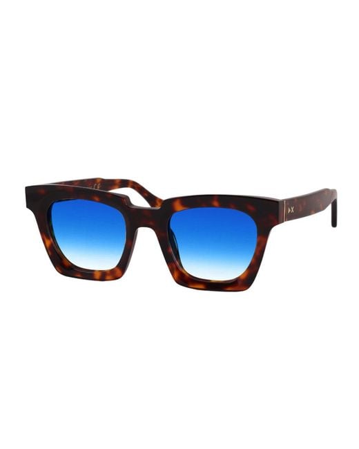 Xlab Blue Stewart Sunglasses Acetate Squared Polarized