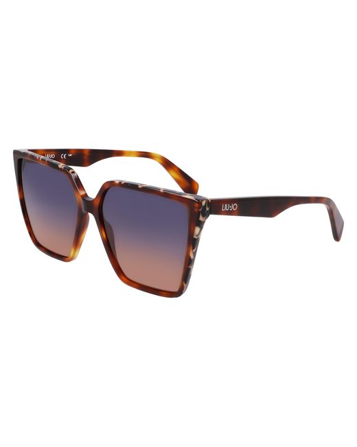 Liu Jo Black Lj798S 245 Sunglasses Acetate Squared Normal Shaded