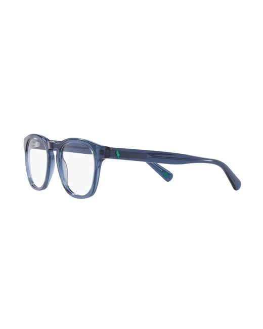 Polo Ralph Lauren Black Ph2258 6092 Optical Frames Acetate Pantos Normal for men