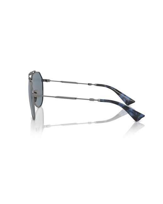 Dolce & Gabbana Black Dg2302 04/56 Sunglasses Metal Pilot Normal for men