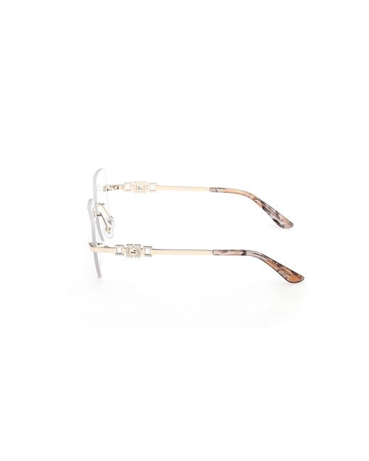 Guess Black Gu50319 032 Optical Frames Metal Squared Normal