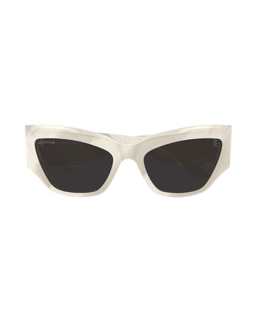 Balenciaga Black Bb0444S 003 Sunglasses Acetate Cat Eye