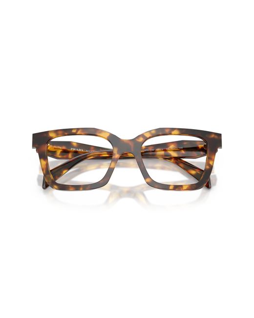 Prada Black Pr C08V 14L1O1 Optical Frames Acetate Geometric Normal