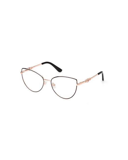 Guess Black Gu2954 005 Optical Frames Metal Cat Eye Normal