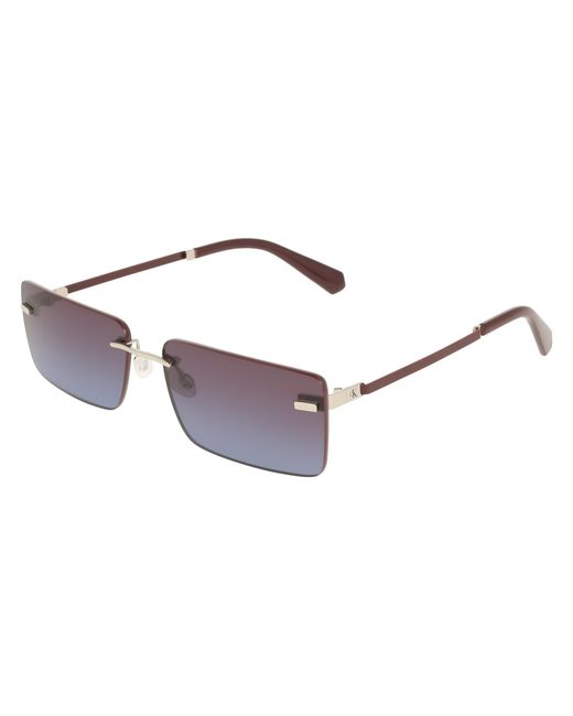 Calvin Klein Black Ckj25206S 046 Sunglasses Metal Squared Normal Shaded for men