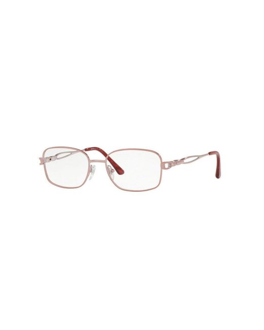 Sferoflex Black Sf2580B 489 Optical Frames Metal Squared