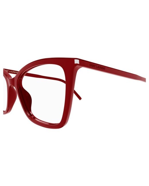 Saint Laurent Black Sl 386 018 Optical Frames Acetate Transparent Cat Eye