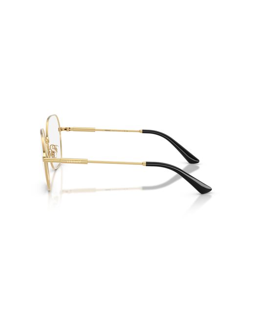 Versace Black Ve1316 1412 Optical Frames Metal Transparent Squared Normal