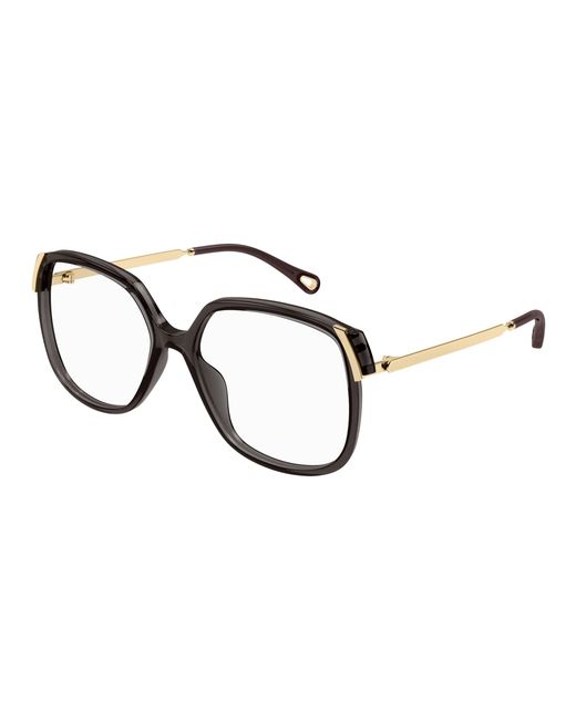 Chloé Black Ch0287O 006 Optical Frames Acetate Transparent Squared