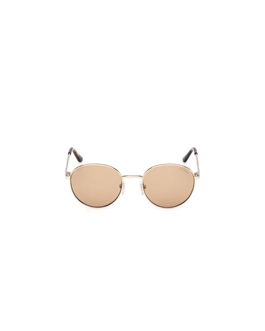 Guess Black Gu00237 32E Sunglasses Metal Round Normal