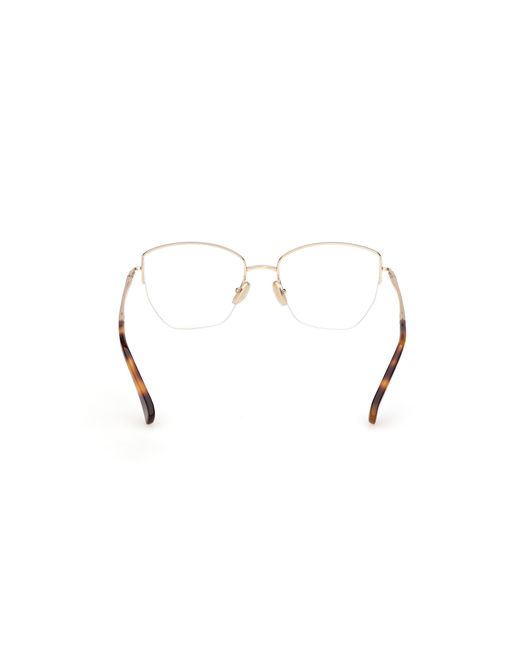 Max Mara Black Mm5234 032 Optical Frames Metal Geometric Normal