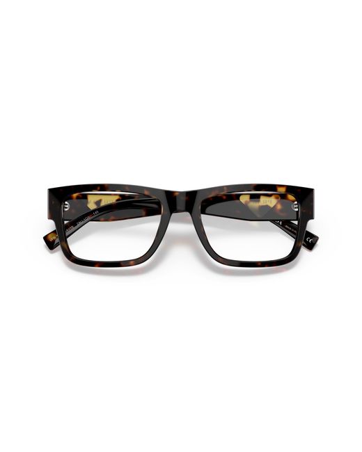 Prada Black Pr 15Yv 2Au1O1 Optical Frames Acetate Squared for men