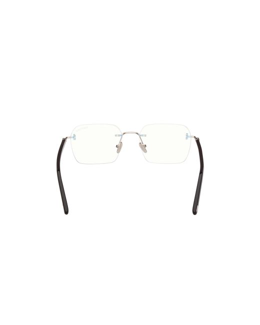 Tom Ford Black Ft5934-B 016 Optical Frames Metal Squared Normal for men