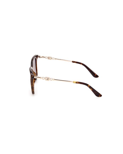 Guess Black Gu7886 52F Sunglasses Injected Squared Normal Shaded