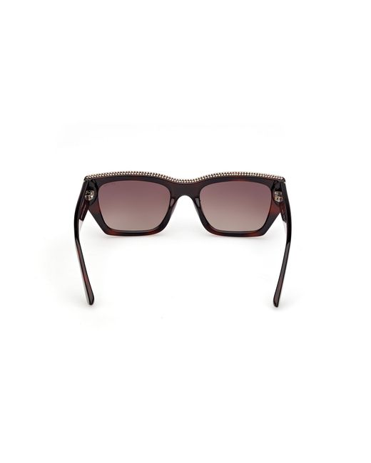 Guess Black Gu00293 52F Sunglasses Injected Squared Normal