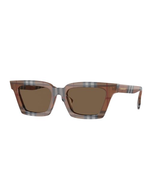 Burberry Black Be4392U Briar 396673 Sunglasses Acetate Squared Normal