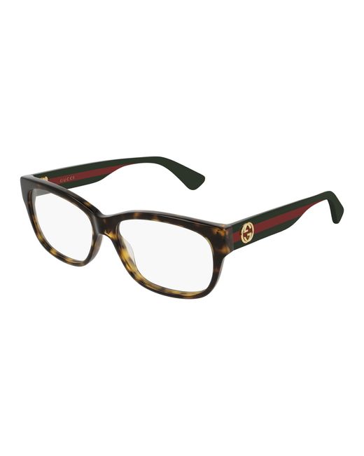 Gucci Black Gg0278O 012 Optical Frames Acetate Squared for men