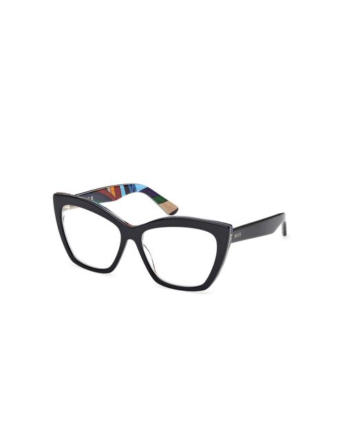 Emilio Pucci Black Ep5275 055 Optical Frames Acetate Cat Eye Normal