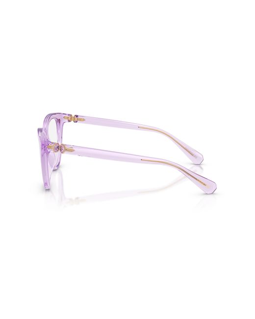 Swarovski Black Sk2052 1079 Optical Frames Injected Cat Eye Normal