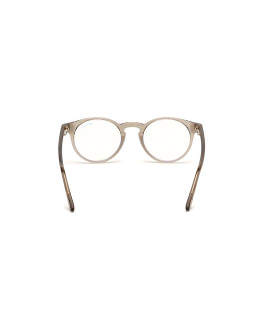 Tom Ford Black Ft5557-B 045 Optical Frames Acetate Round Anti- Light