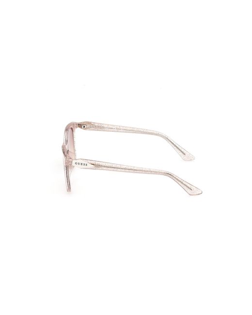 Guess Black Gu9238 59F Sunglasses Injected Squared Normal Shaded
