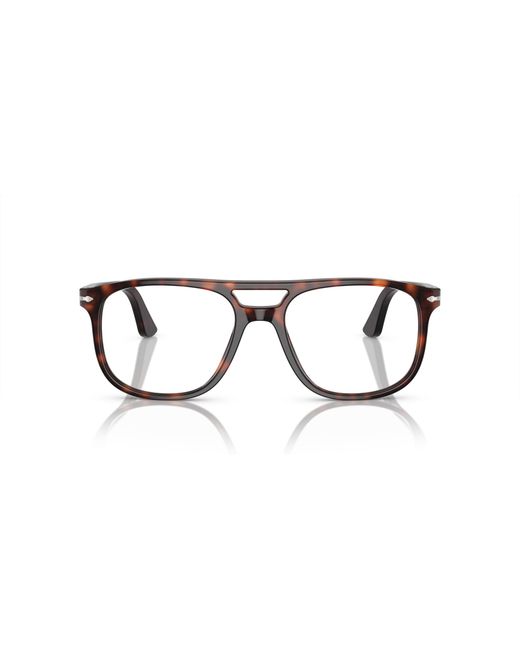 Persol Black Po3329V Greta 24 Optical Frames Acetate Transparent Pilot Normal
