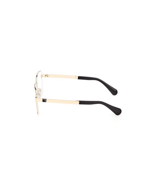 MAX&Co. Black Mo5221 005 Optical Frames Squared Normal