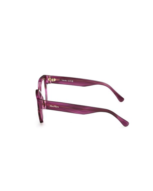 Max Mara Black Mm5184 083 Optical Frames Acetate Geometric Normal