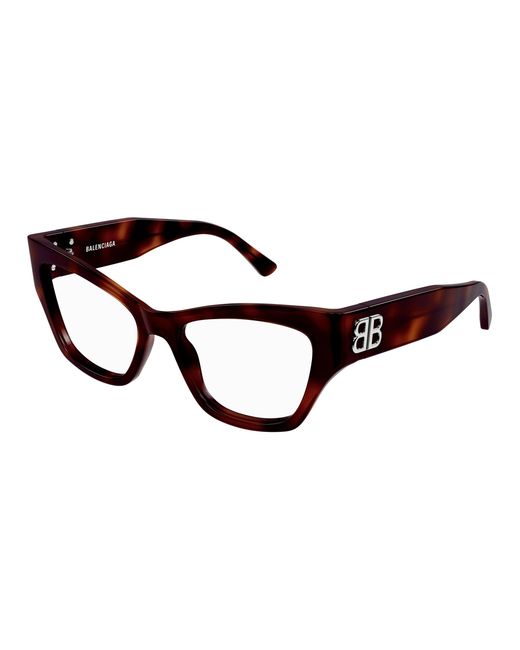 Balenciaga Black Bb0362O 004 Optical Frames Acetate Transparent Cat Eye
