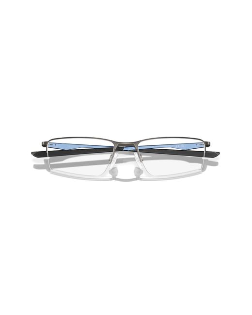 Oakley Black Ox3218 Socket 5.5 321813 Optical Frames Metal Squared Normal for men