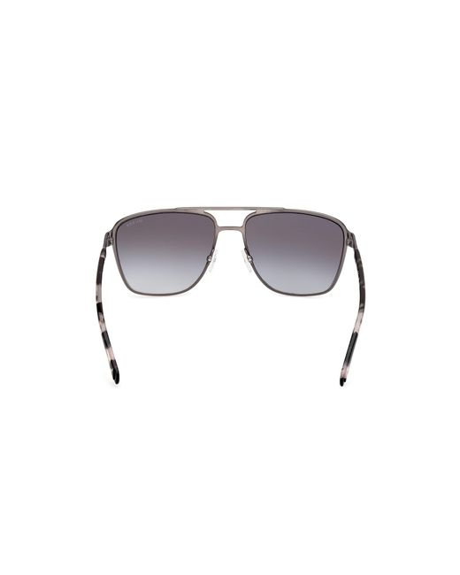 Guess Black Gu00210 07B Sunglasses Metal Squared Normal for men