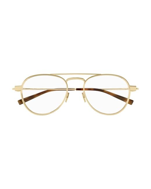 Saint Laurent Black Sl 708 Opt 003 Optical Frames Metal Transparent Round