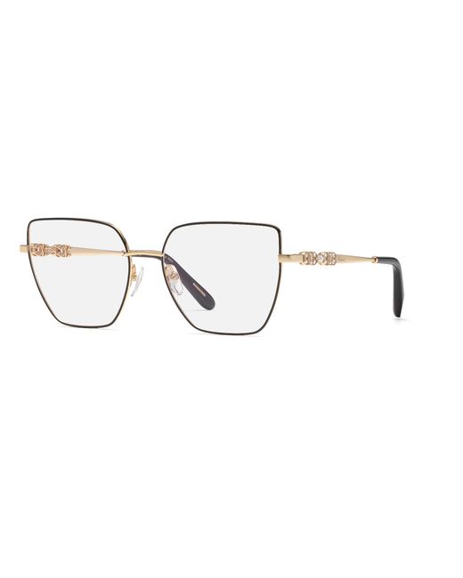 Chopard Black Vchl86S 301 Optical Frames Metal Butterfly