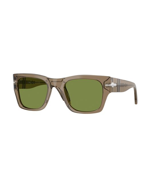 Persol Green Po3384S 12284E Sunglasses Acetate Squared Normal