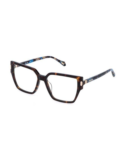 Just Cavalli Black Vjc127 743 Optical Frames Acetate Squared