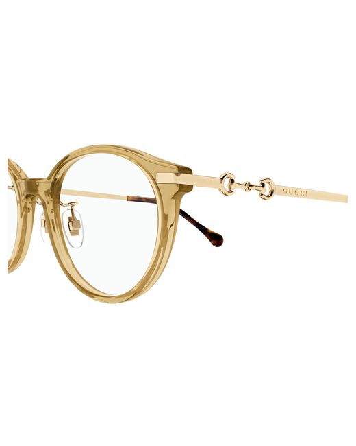 Gucci Black Gg1904Oj 003 Optical Frames Acetate Transparent Round